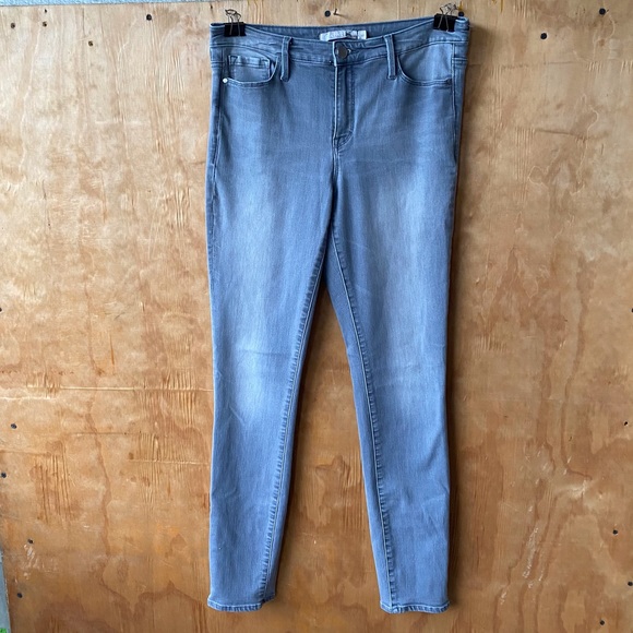 Athleta High Rise Sculptek Gray Stretch Jean raw frayed hem. Not shown - Picture 8 of 16